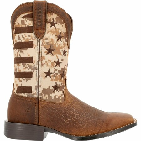 Durango Westward Saddlehorn Digi Camo Flag Western Boot, SADDLEHORN/DIGI CAMO FLAG, M, Size 10.5 DDB0397